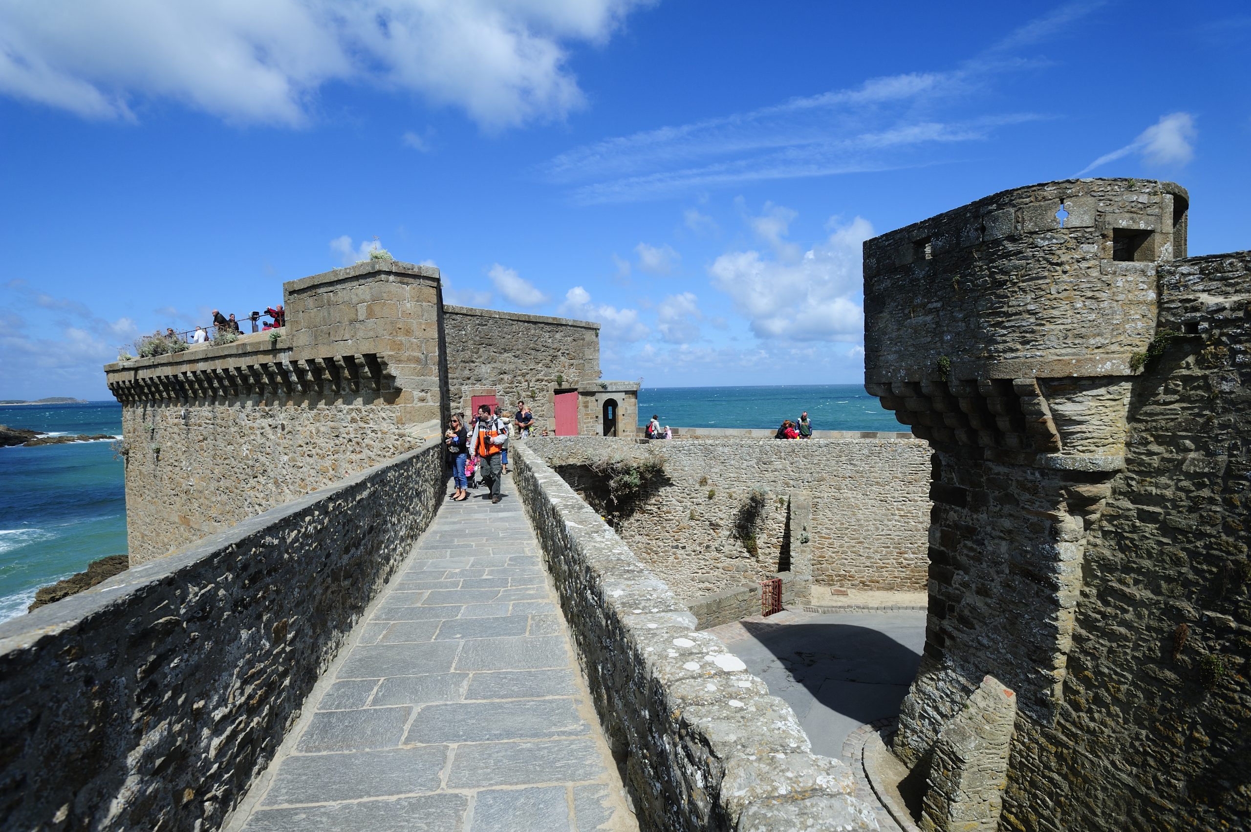 Les balades et randonnées à Saint-Malo remparts intra-muros