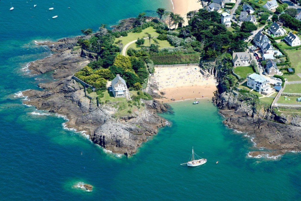 la plage du nicet à Saint-malo